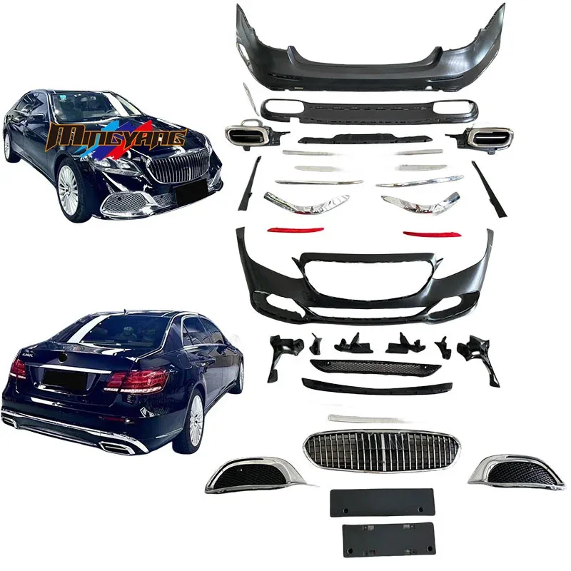 

Modification PP Plastic W212 2014-2016 Upgrade W223 s Design Car Bumpers Bodykit for E Class W212 LCI to W2