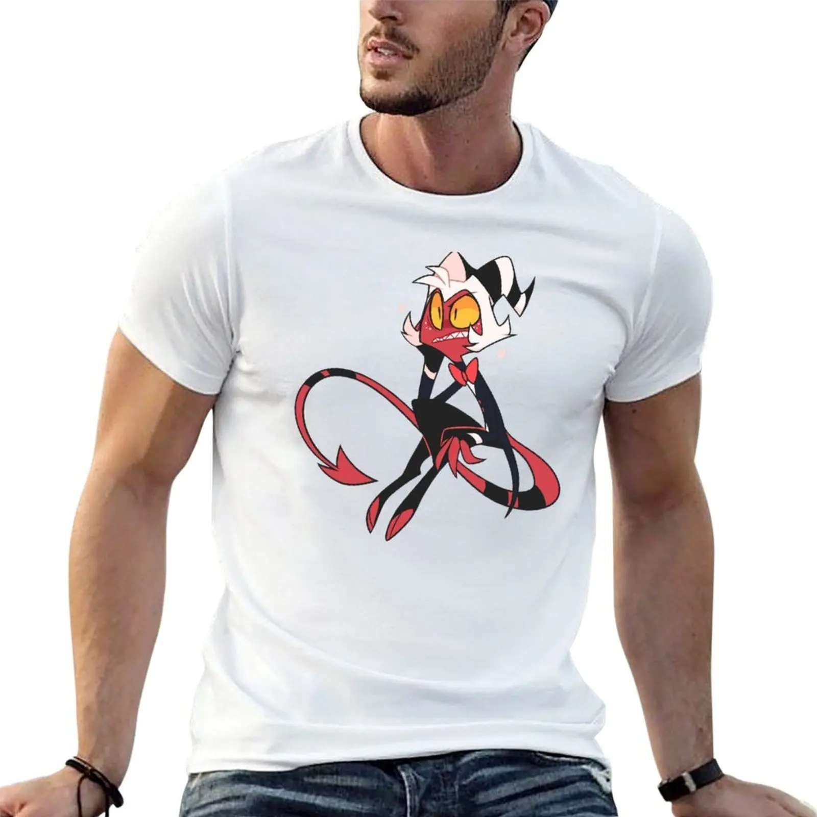 

Helluva Boss Moxxie T-Shirt g man t shirts for men t shirts for man cotton funny T-Shirt