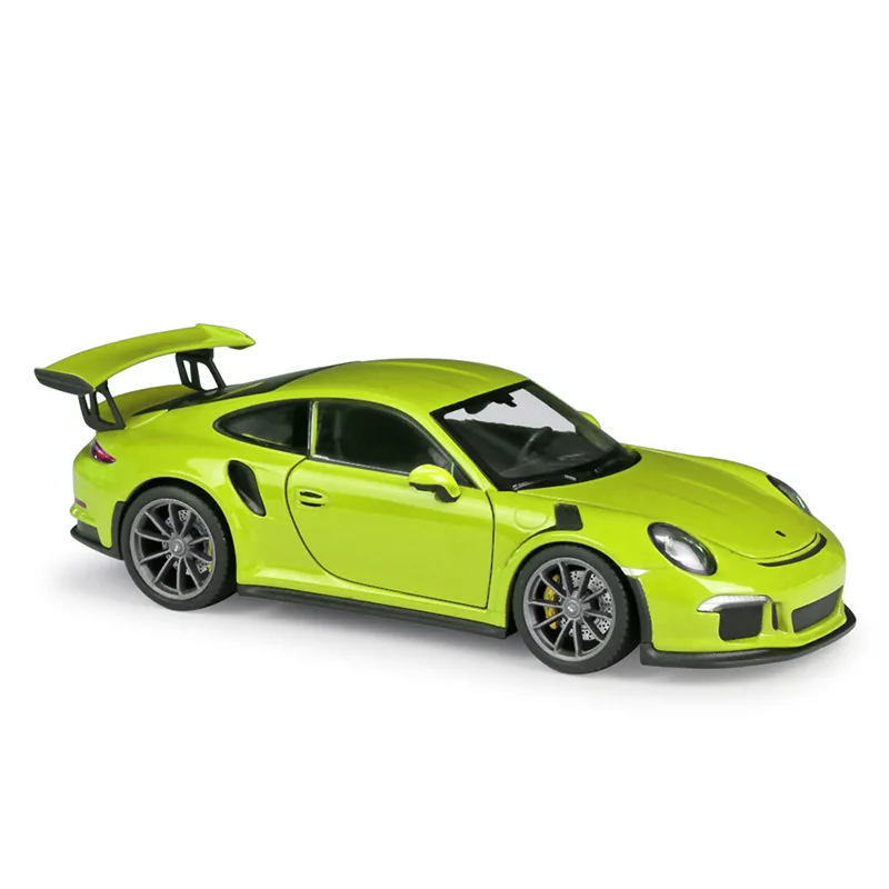 WELLY 1:24 Porsche 911 GT3 RS Alloy Sports Car Model Diecast Metal Toy Racing Car Model Collection Boy Toy