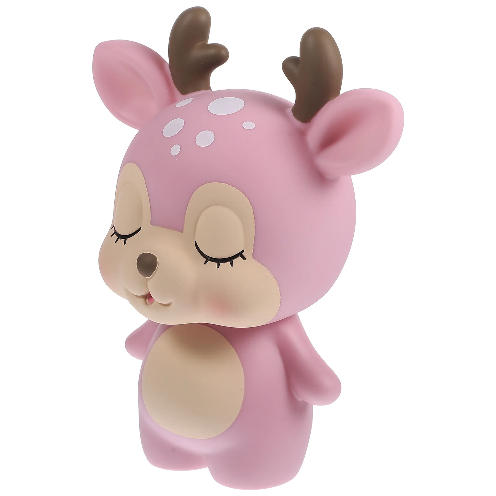 

Creative Deer Piggy Bank Cartoon Coin Bank Money Holder Saving Pot (Pink) deer coin bank deer coin box