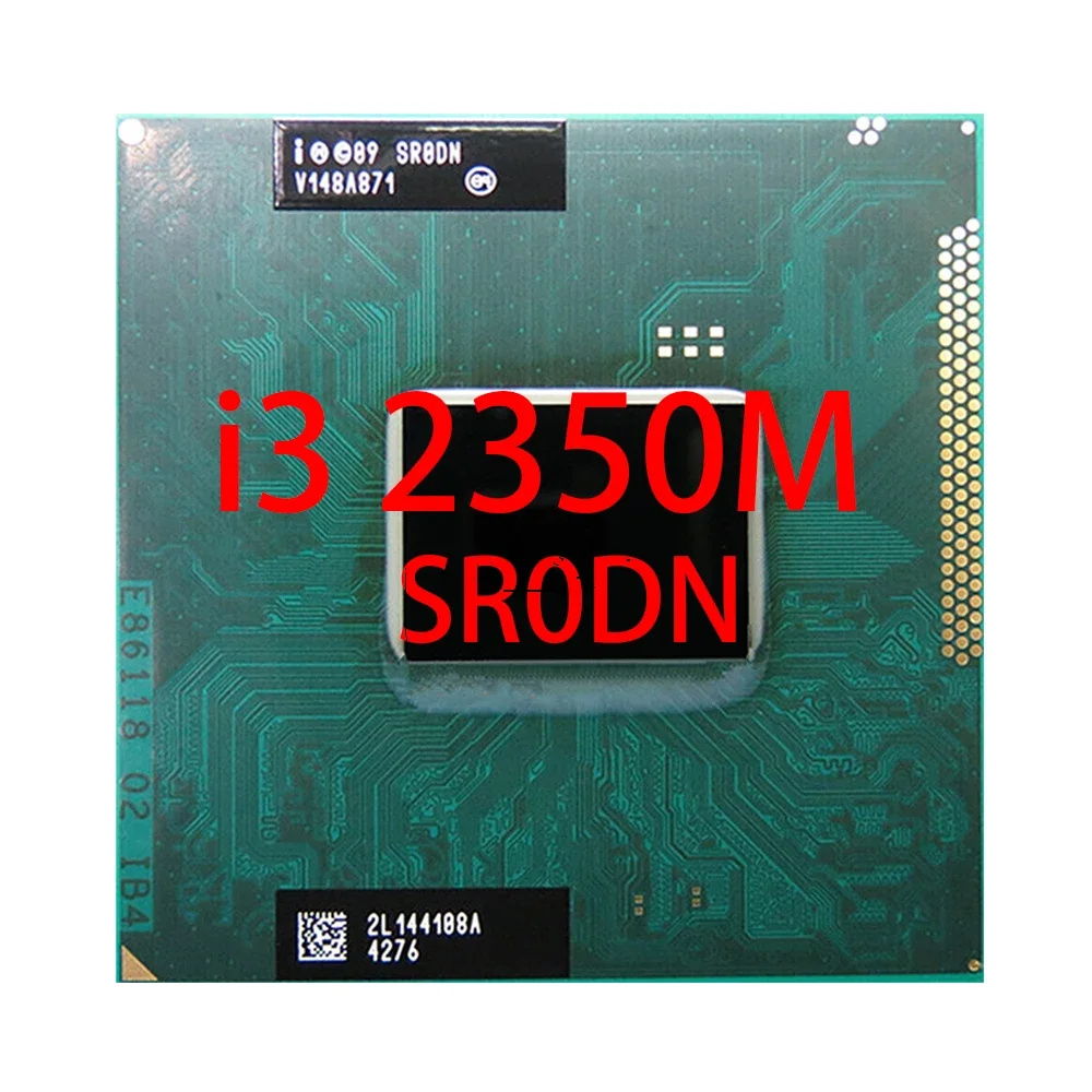 

Core i3-2350M i3 2350M SR0DN 2.3 GHz Dual-Core Quad-Thread CPU Porcessor L2=512M L3=3M 35W Socket G2 Type Quad-Core · Processor