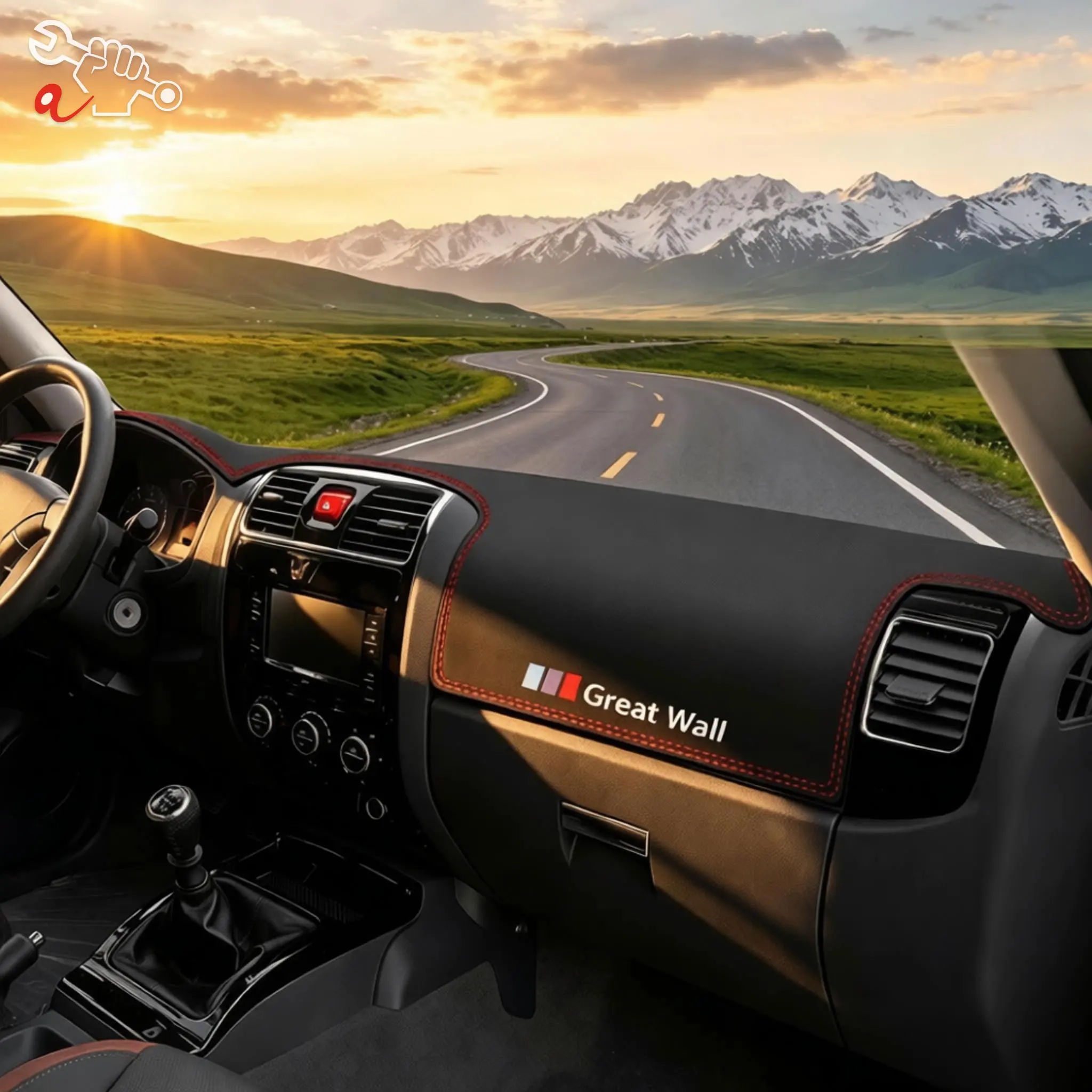 Custom Fit Car Dashboard Mat For Great Wall Wingle 5 2009-2026 Sun Protection Heat Resistant Waterproof Center Console Pad
