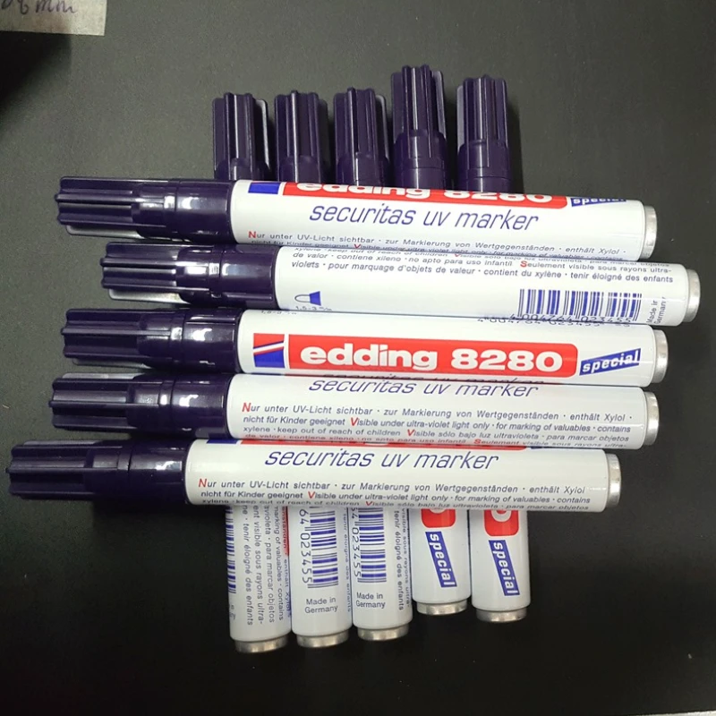 Invisible Anti-counterfeiting Marker Oily Waterproof Colorless Transparent UV Pen Marking DIY Figurines Toys Decryption Games