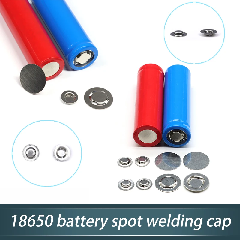 

18650 Lithium Battery Positive Spot Welding Cap Alternative Negative Electrode Flat Head Gasket DIY Batteries Accessories tools