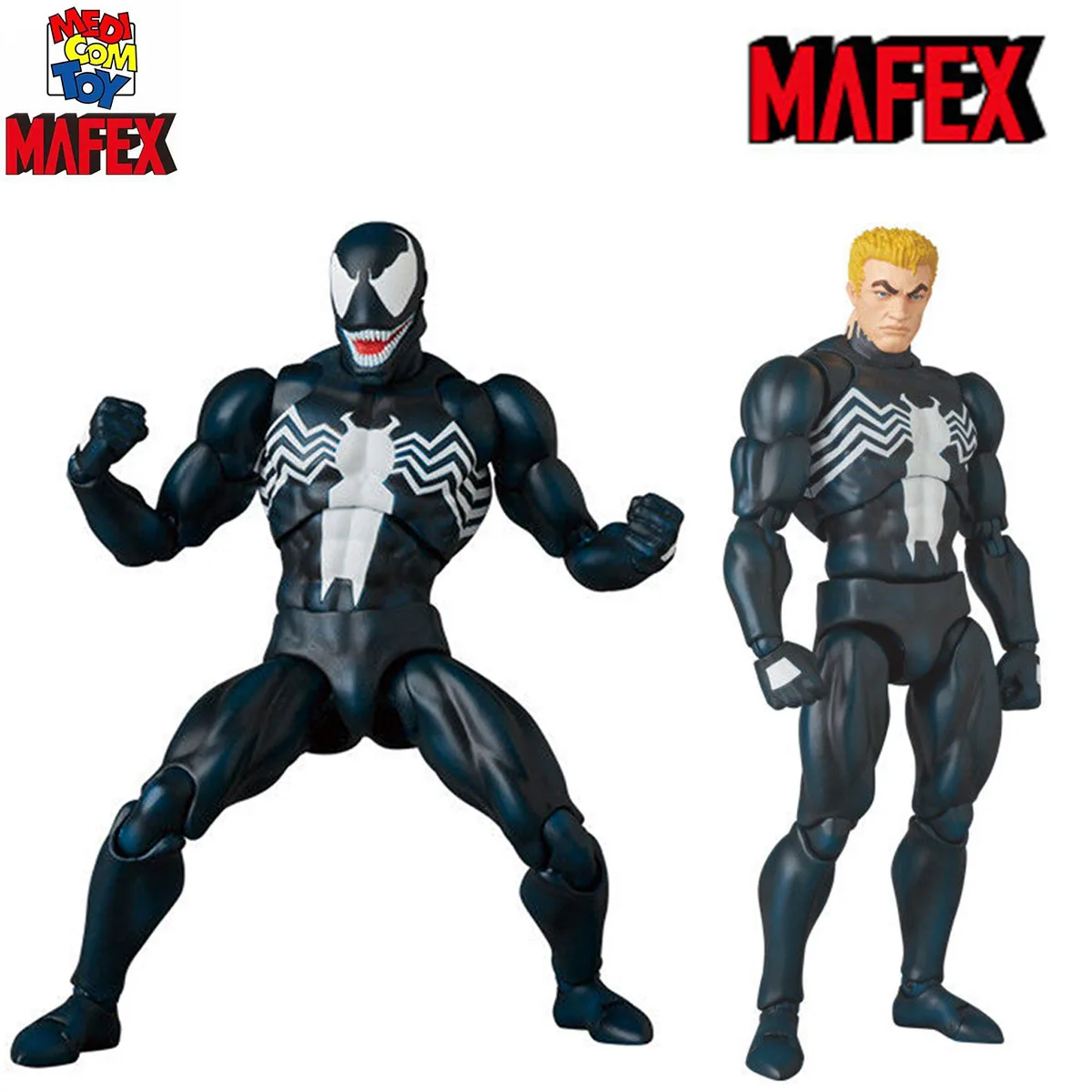 100% Original in Stock Medicom Toy Mafex (No.088)  Spider-Man Venom Comic Ver. Anime Figure Action Figure Collection Series