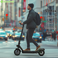 Isinwheel S9Max 30km/h 500W Foldable Adult Electric Scooter with 10.4Ah 36V Battery - Sports & Cycling Accessory