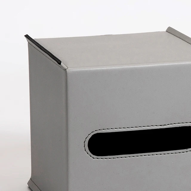 Modern Napkin Holder PU Leather Tissue Organizer Cover Luxury Tissue Box New Arrival Original Leather Creative Paper Towel Box
