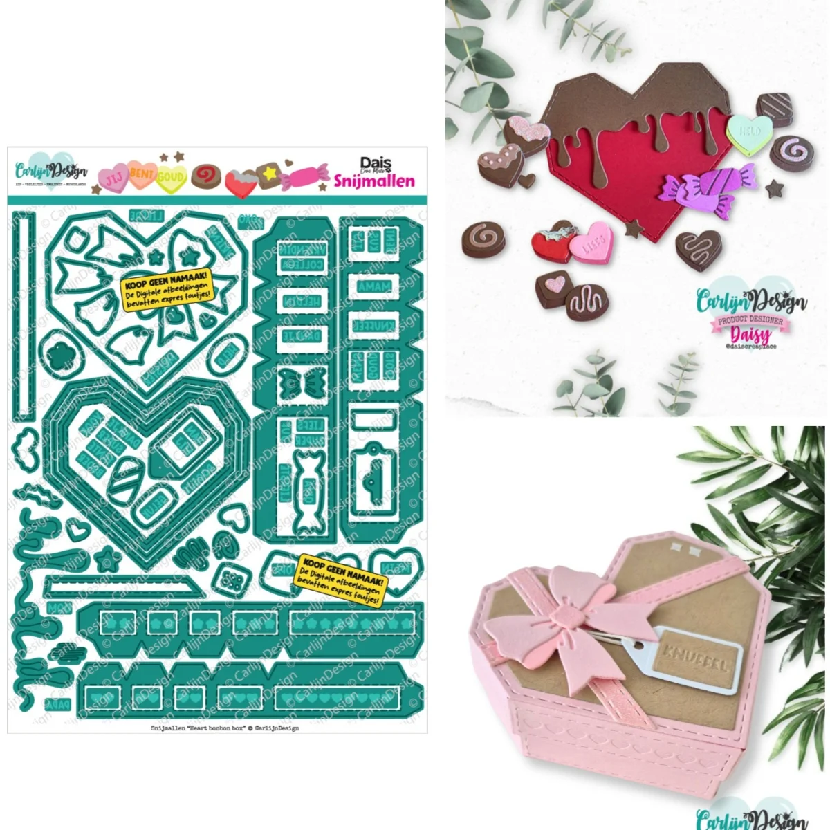 Caja de bombones con forma de corazón, unicornio, chocolate, regalo, perfume, troqueles metálicos transparentes, plantillas, estampado en caliente, bricolaje, fabricación de tarjetas de felicitación, manualidades 2026