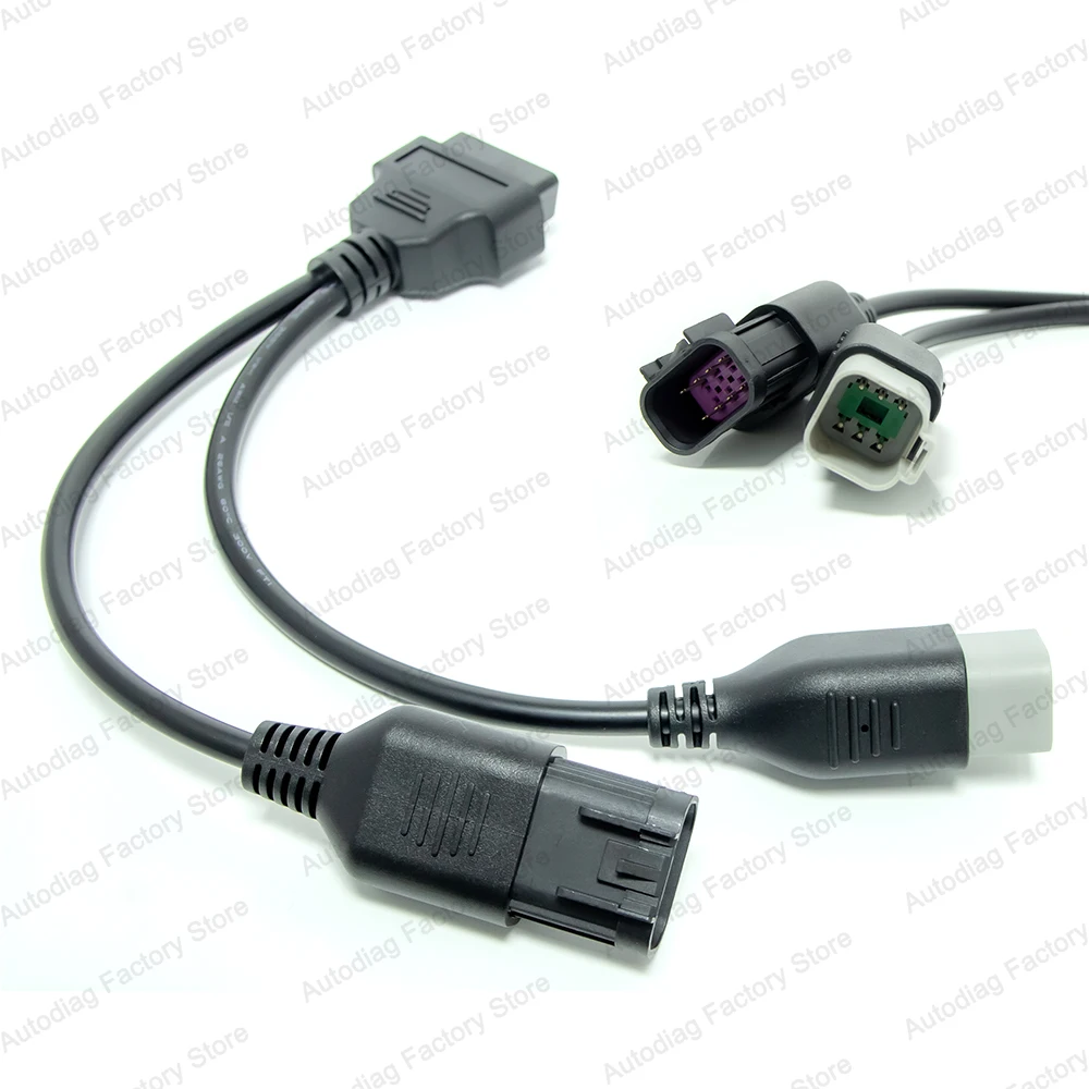 OBD-Adapter für Polaris 8-Pin RZR/Ranger/General/Sportsman/ACE/Slingshot Motos OBD2-Kabel für BRP 6-Pin BRP Can-Am Sea-Doo Adapter – Detail 4