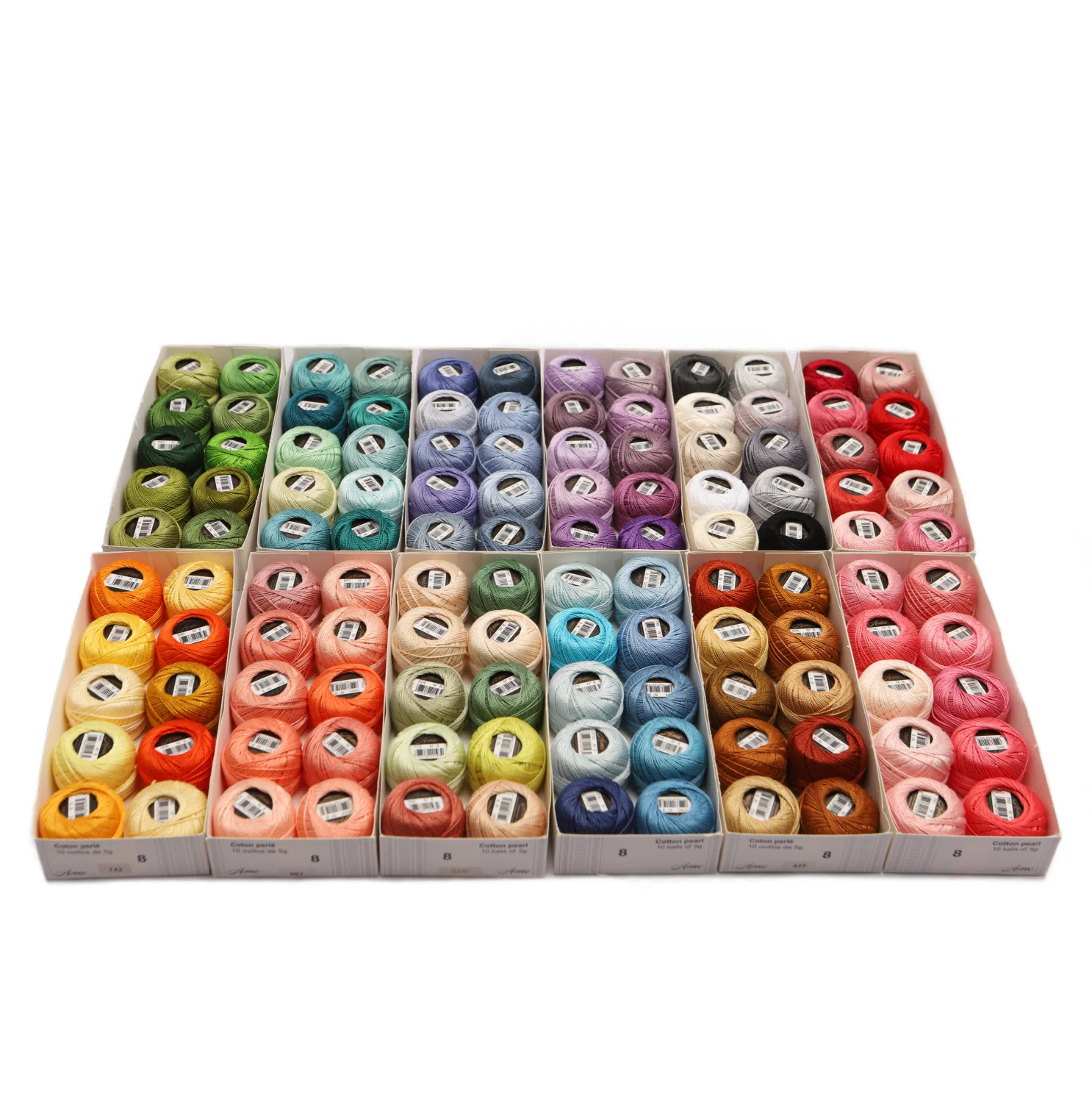 No. 8 embroidery thread woven fine lace pure cotton hand woven thread crochet thread jewelry doll hand ball