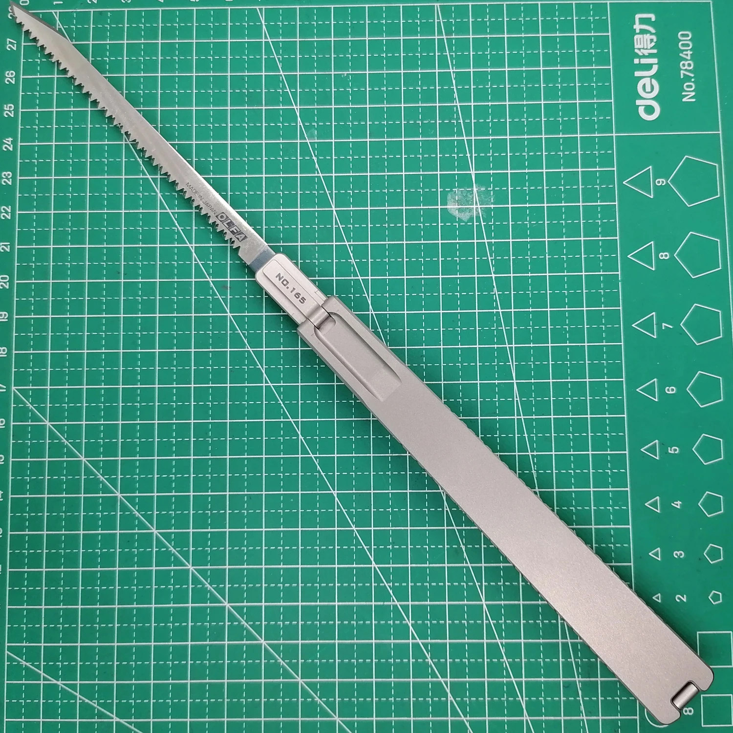 TITANER Titanium Alloy Handle Folding Wood Saw with Japan Made Saw Blade