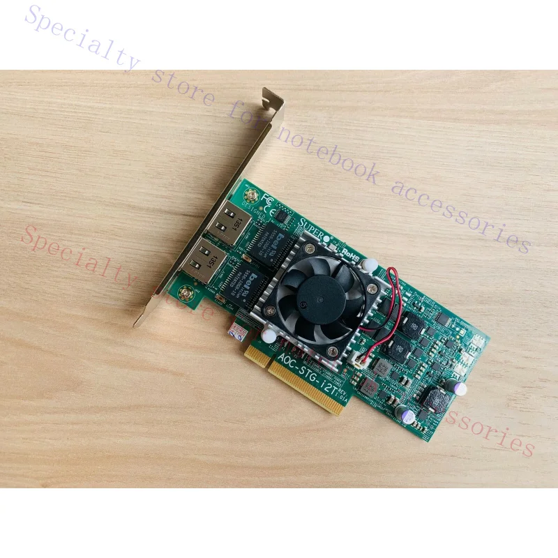 AAA+ FOR Full height support SuperMicro AOC-STG-I2T 2-port 10GbE Adapter network card