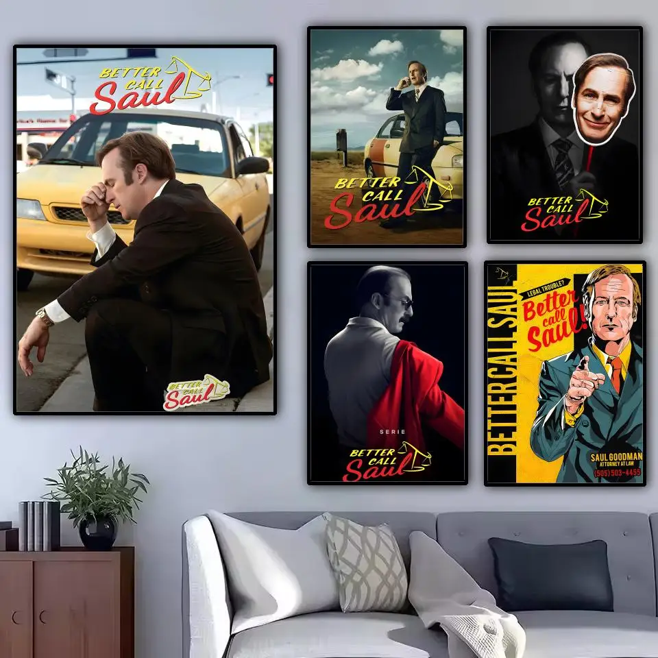 TV B-Better Call S-Saul Painting Calligraphy Canvas Poster Waterproof & Durable Ideal Wall Decor for Every Space