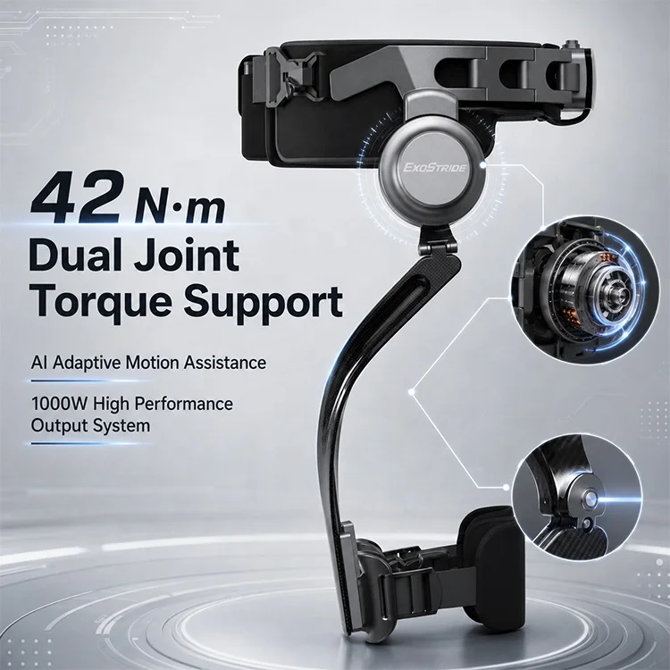 AI Walking Exoskeleton Wearable Lower Limb Mobility Assistance Device for Outdoor Hiking Trekking Walking Support for Adults