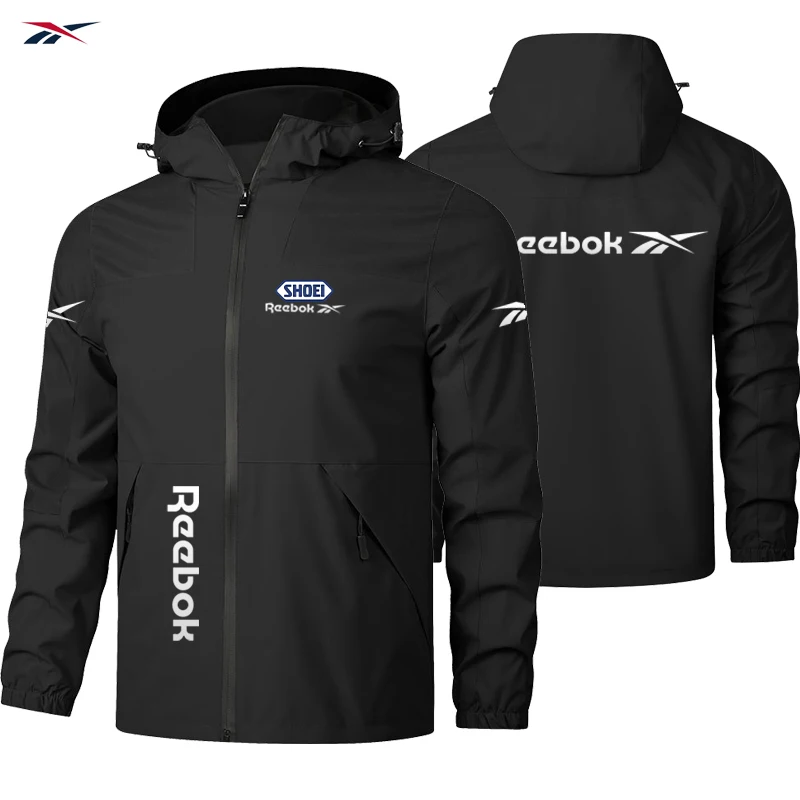 Chaqueta Reebok Patchwork 2026, Ligera, Cortavientos e Impermeable, para Hombre y Mujer, Primavera y Otoño, Deporte y Ocio al Aire Libre