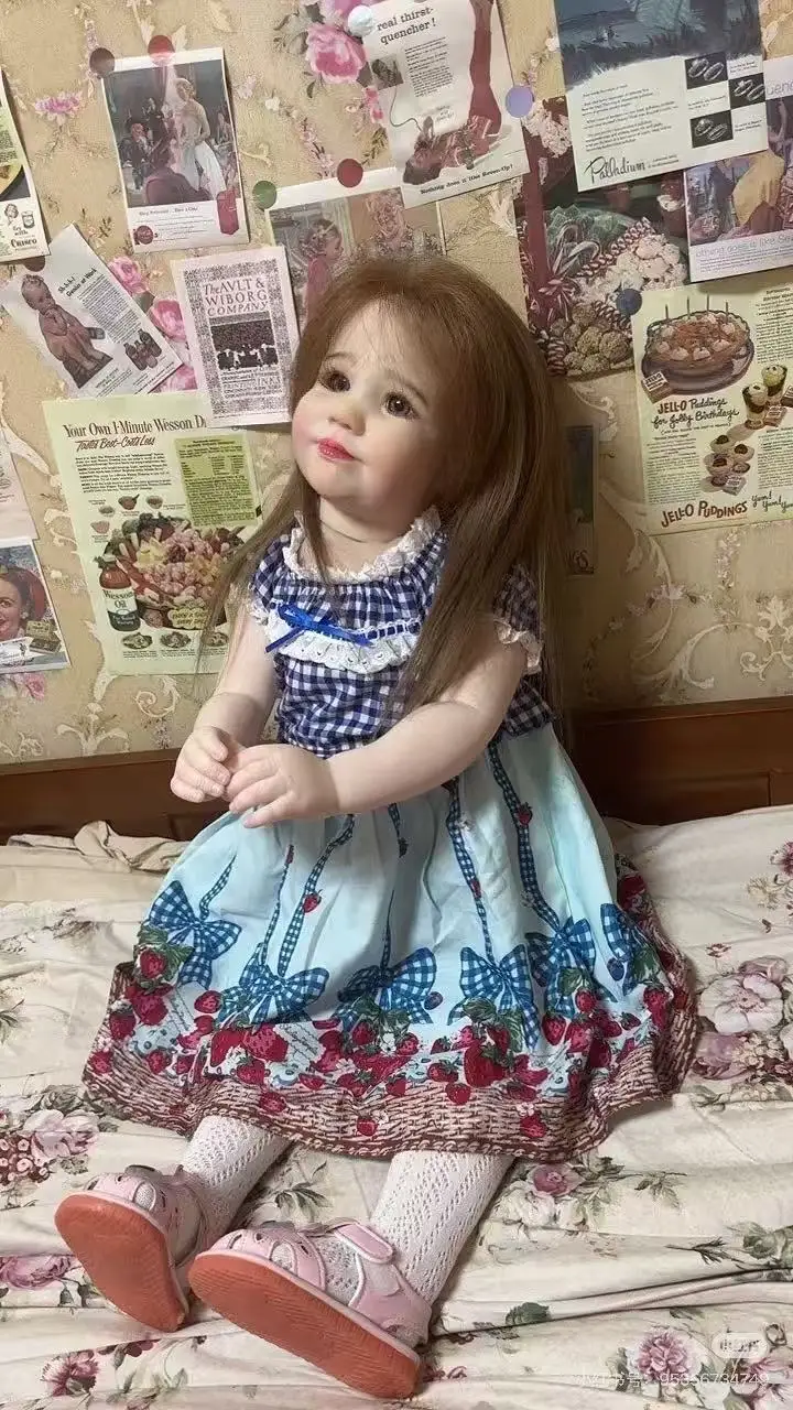 EGO Exclusive Offer 36inch Big Doll June 3years old All Real Photos Pure Hand Painted in different dress