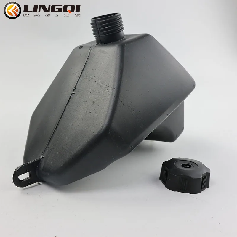 LINGQI Black Gas Fuel Tank Oiler Gasoline Tanks Fit For 49cc 50cc Small Bull Kids Quad Bike Mini ATV Kid 4 Wheeler Motorcycle