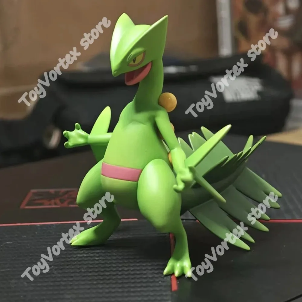 NUOVO BKM Pocket ACE Sceptile Figura animale GK Modello Giocattoli Sceptile PVC Status Figura Decorazione da scrivania Articoli Regalo di compleanno