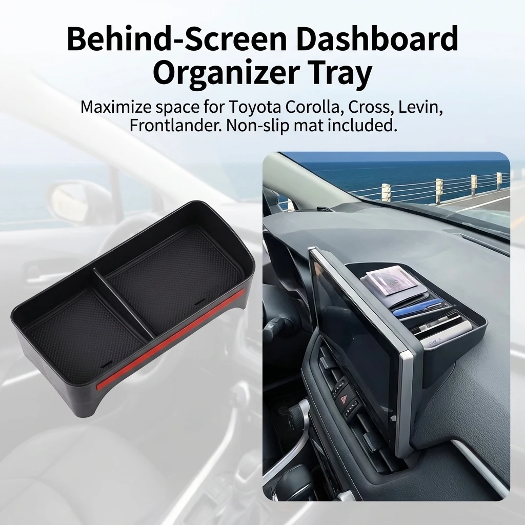 Auto Dashboard Storage Box Extra Space for Toyota Corolla/Corolla Cross/Levin & Frontlander Car Interior Organizer Accessories view 5