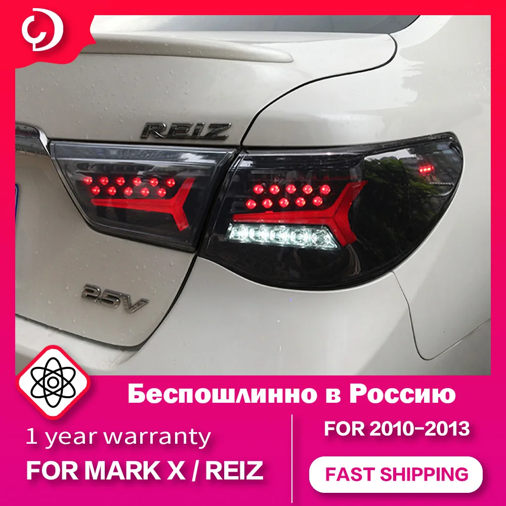 Taillights for Toyota Reiz 2010-2013 Mark X LED Tail Lamp DRL Turn Signal Rear Reverse Brake Led Work Lights Replacement