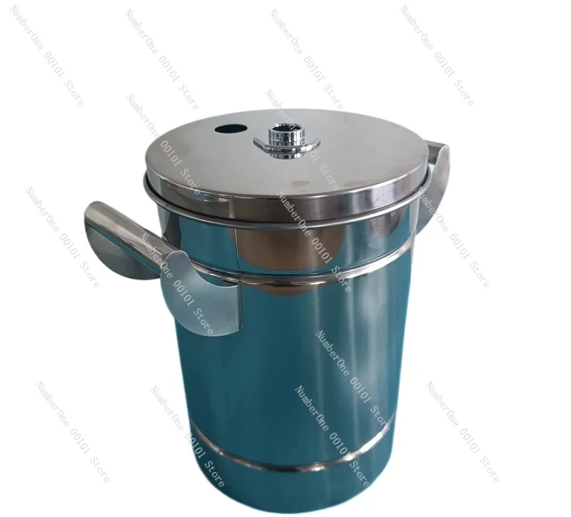 For Small Fludized Powder Coating Hopper Portable Stainless Tank Barrel For Electrostatci Powder Coating Spraying