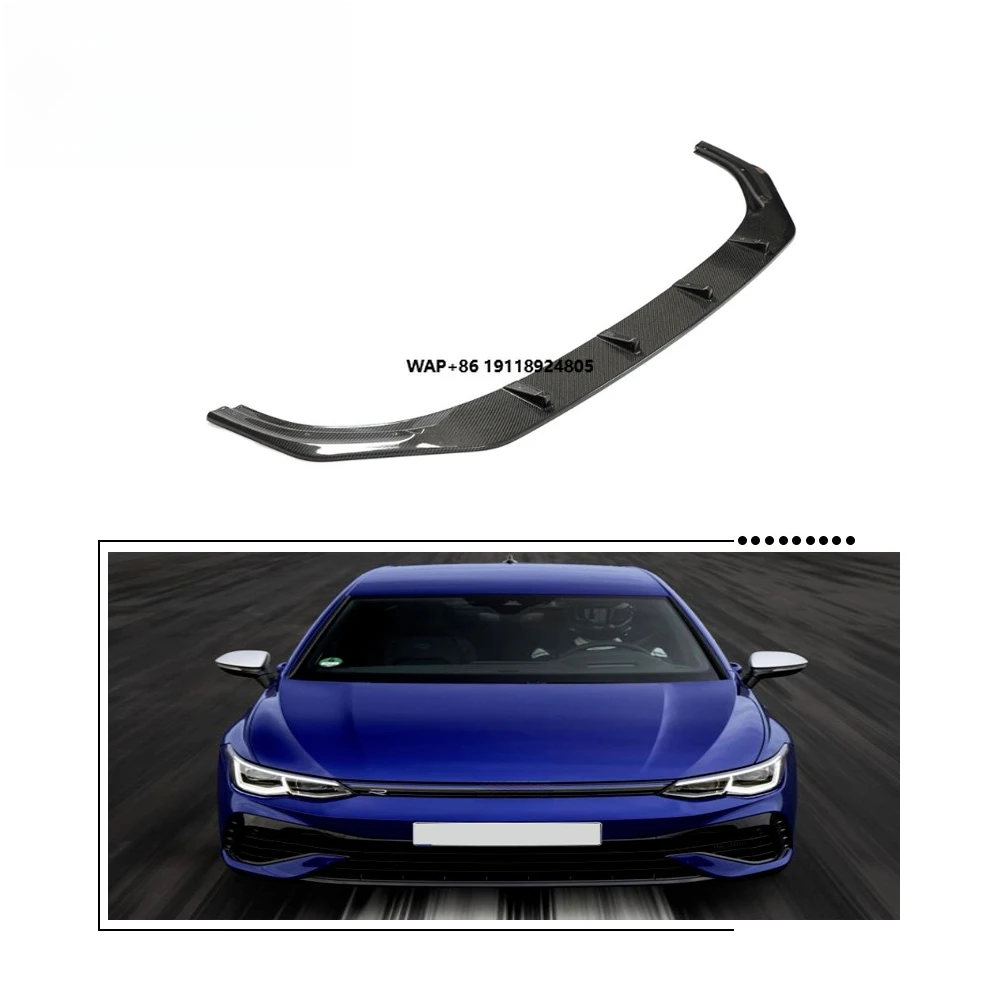 

Carbon Fiber Front Bumper Lip for Golf R MK8 R Line 2021-2022