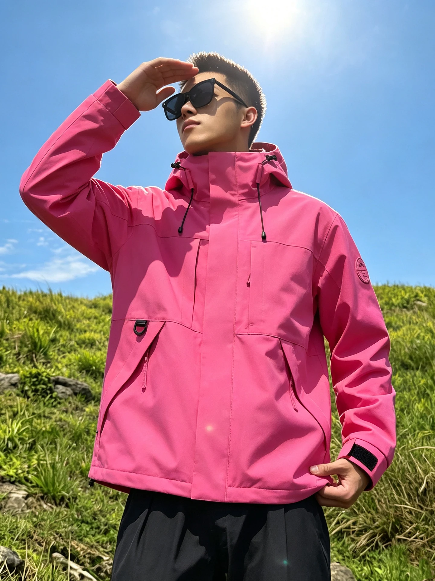 Outdoor Men's Three-in-One Jacket 2026 New Detachable Inner Vest Windproof Waterproof Loose Workwear Coat Youth Trend Autumn ...