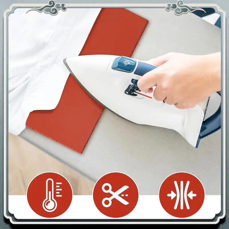 

Durable Silicone Heat Press Pad, 0.3 Inch Thick Silicone Heat Pad For Heat Press Flat Heat Transfer Press Replacement Pad