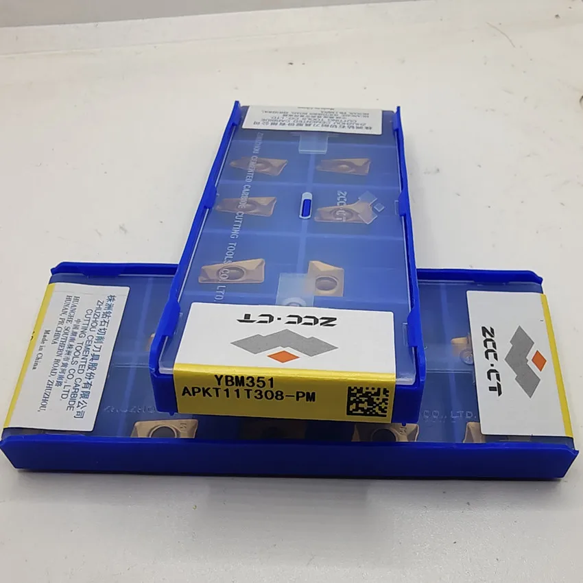

APKT11T308-PM YBM351 APKT11T308-PM ZCC.CT CNC carbide inserts APKT Milling inserts For Steel, Stainless steel