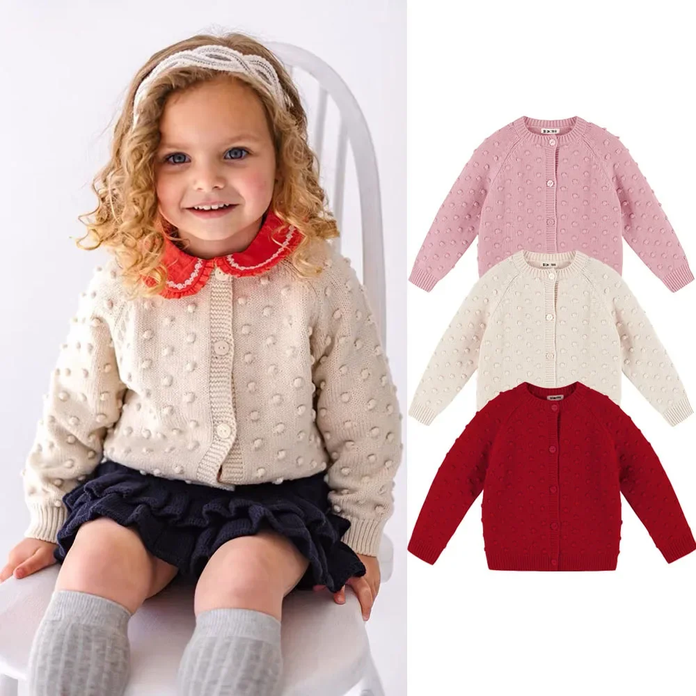 

Spring Baby Girl Sweater Cardigan Spring Autumn Toddler Girls Knit Coat Bay Clothes Toddler Baby Boy Girl Outwear