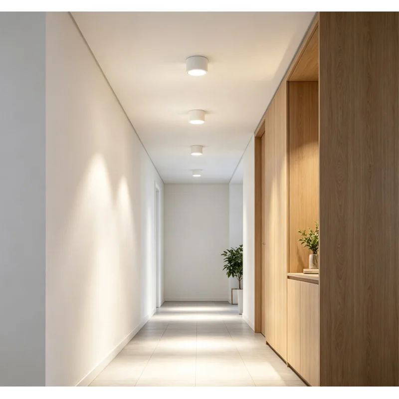 Surface Mounted 12W 15W LED Downlight Driverless Ceiling Lamps 5W 7W 9W COB LED Spot Lights Ceiling Fixtures Lighting WHITE