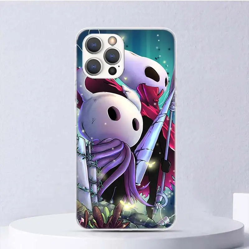 Hollow Knight Cartoon Soft Case For iPhone 11 12 13 Mini 14 Pro Max 15 Cover Apple Phone Cover X XS XR SE 7 Plus 8 + 6S 5S Coque