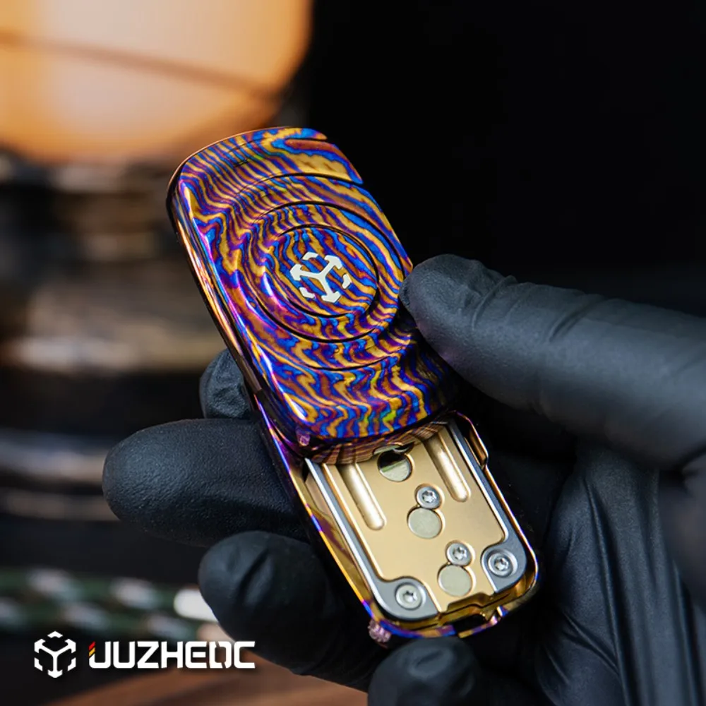 JUZHEDC Timascus تموج ضبط الشوكة المنزلق المغناطيسي ضبط شوكة دفع المنزلق الإصبع اللعب تململ المنزلق لعبة لتخفيف الضغط