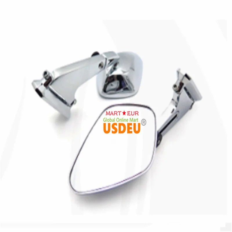 usdeu Motorcycle Mirrors for Universal Fitment for all Street Bikes  including Honda,  Kawasaki, Suzuki, Yamaha and  Ducati