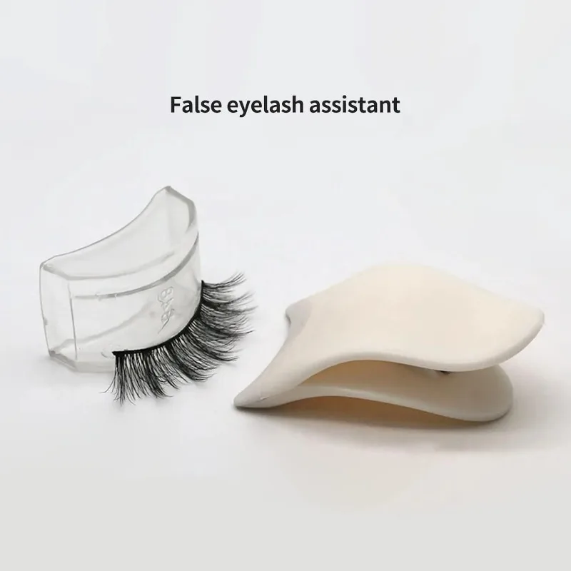 まつげピンセット つけまつげアプリケーター つけまつげを装着するのに便利 まつげピンセット クリップ補助具 つけまつげを貼る