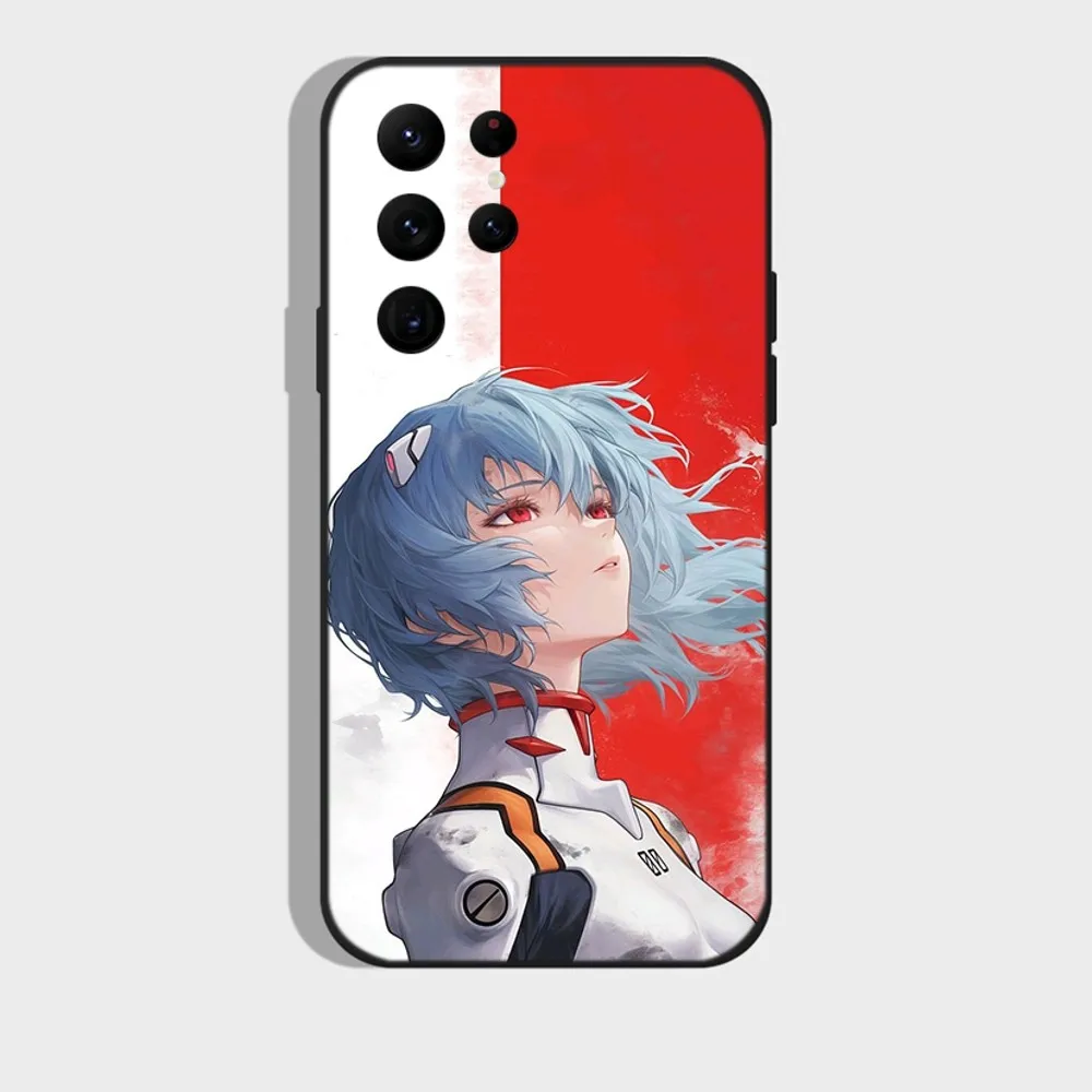 Anime E-EvangelionS Rei Eva 00 Phone Case For Samsung S24,S22 Ultra,S20,S30 plus,S22 plus,S23,S30 ultra 5G Silicone Cover