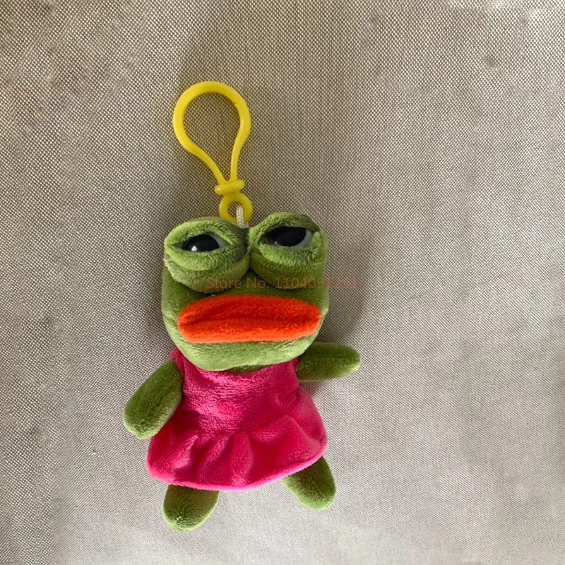 Samotna Żaba Wisiorek Smutna Żaba Pluszowa Zawieszka Pepe The Frog Lalka Breloczek Plecak Breloczek Chłopcy i Dziewczynki Prezenty Na Urodziny Codziennie