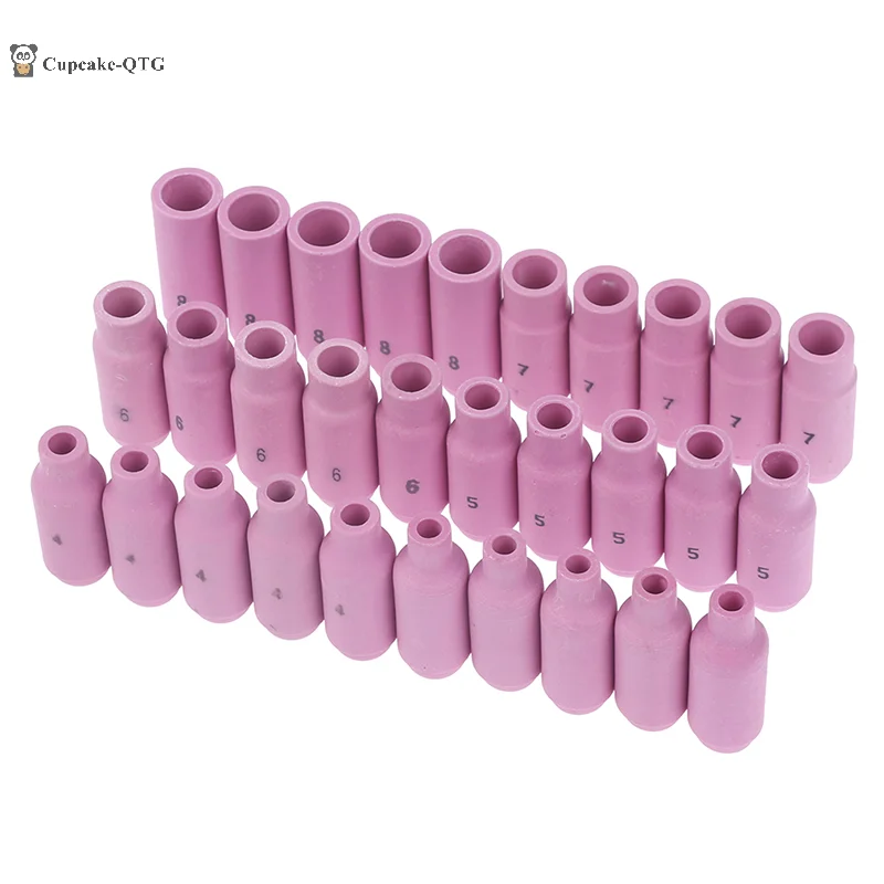 5/10PCS Replacement Ceramic Nozzles Tip Air Siphon Sand Blasting Nozzle For Welding Torch for WP17 WP18 WP26 for MB15AK