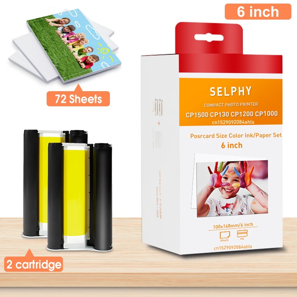 Canon SELPHY CP1500 本体　用紙　インク Amazon | Canon Selphy CP1500 インクと用紙 KP-108IN KP108 3色インク