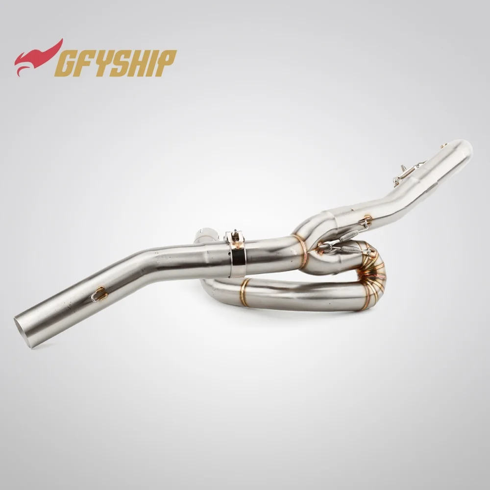 Motorcycle Exhausts Middle Link Pipes Slip-on For SUZUKI SV650 SV 650 S 2003 2004 2005 2006 2007 2008 2009 2003-2015 view 4