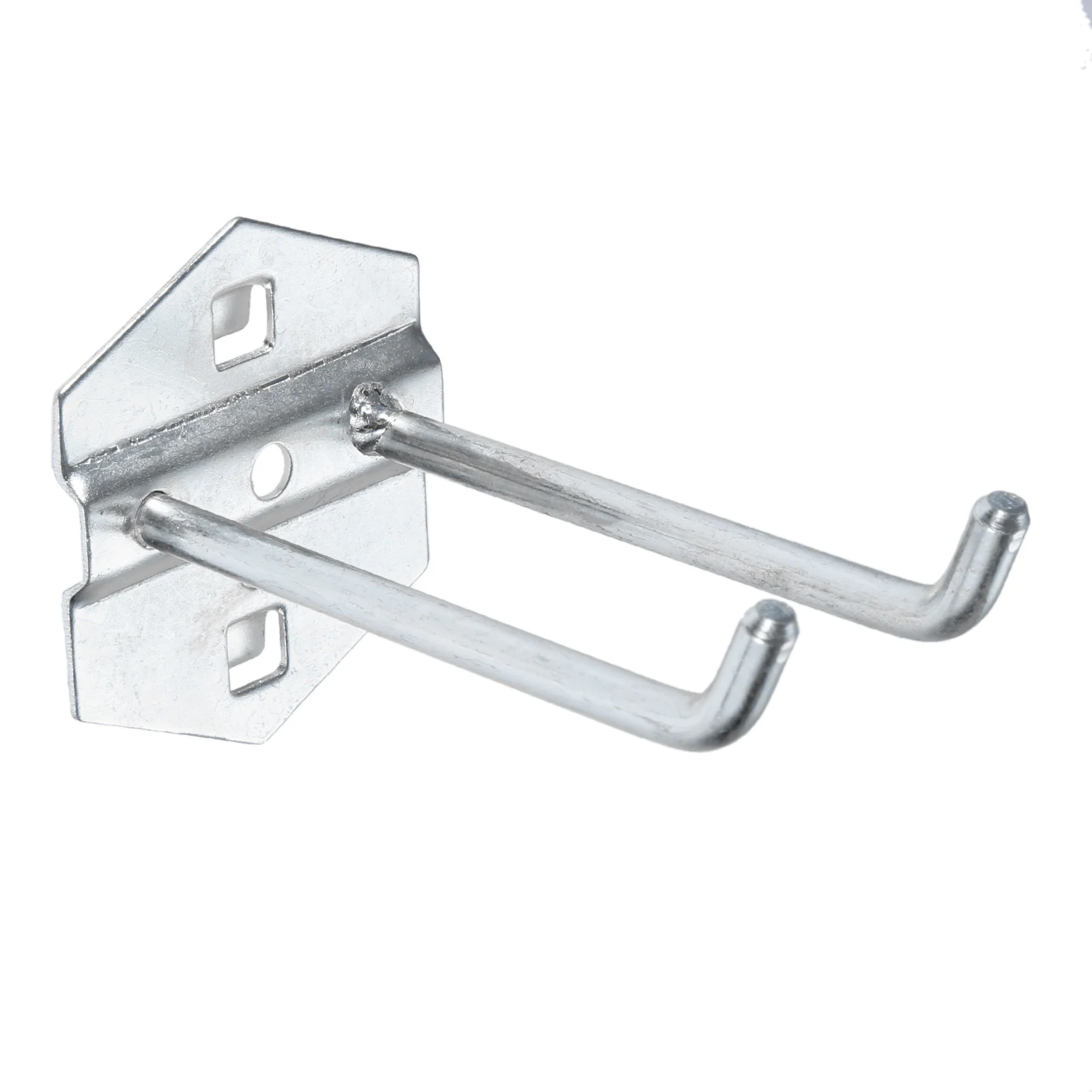 Wall Mounted Hole Board Hook Steel Pendant 2 heads for Hammer/Pliers 100/150/200mm Angled Hanger Hanging Tool Storage Rack Plate