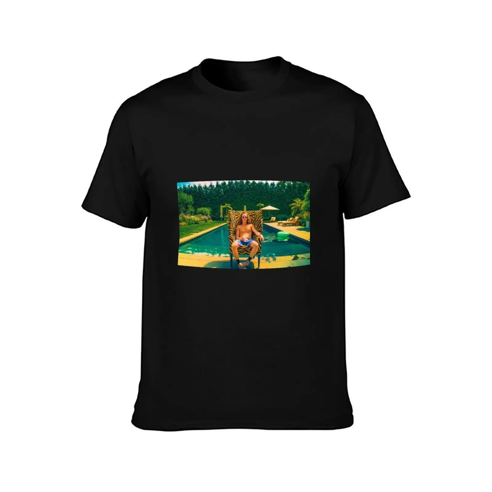 Felly Heaven on Lock T-Shirt, Summer Casual Cotton Tee, Oversized Streetwear Tops, Vintage Graphic Print, Loose Fit Short Sleeve