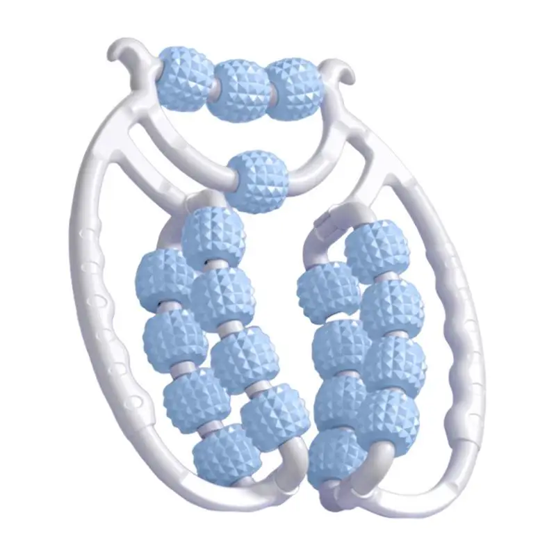 

Массажер для шеи, 20-колесный массажер для расслабления мышц, ручной массажер для ног, многофункциональный инструмент для массажа мышц, устройство для массажа шеи