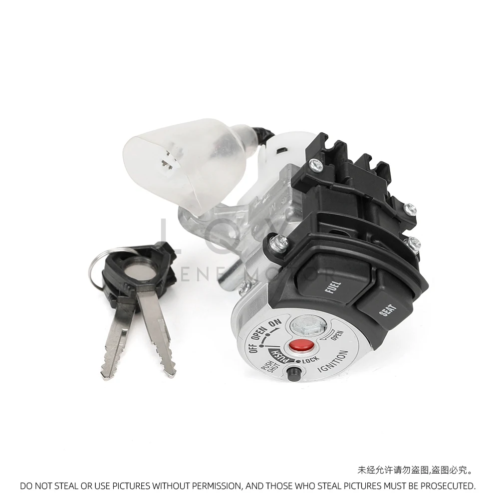 

LQYL Motorcycle Ignition Switch Lock Fuel Gas Cap Tank Cover Key Set For YAMAHA NVX NVX155 AEROX155 NVX 155 AEROX