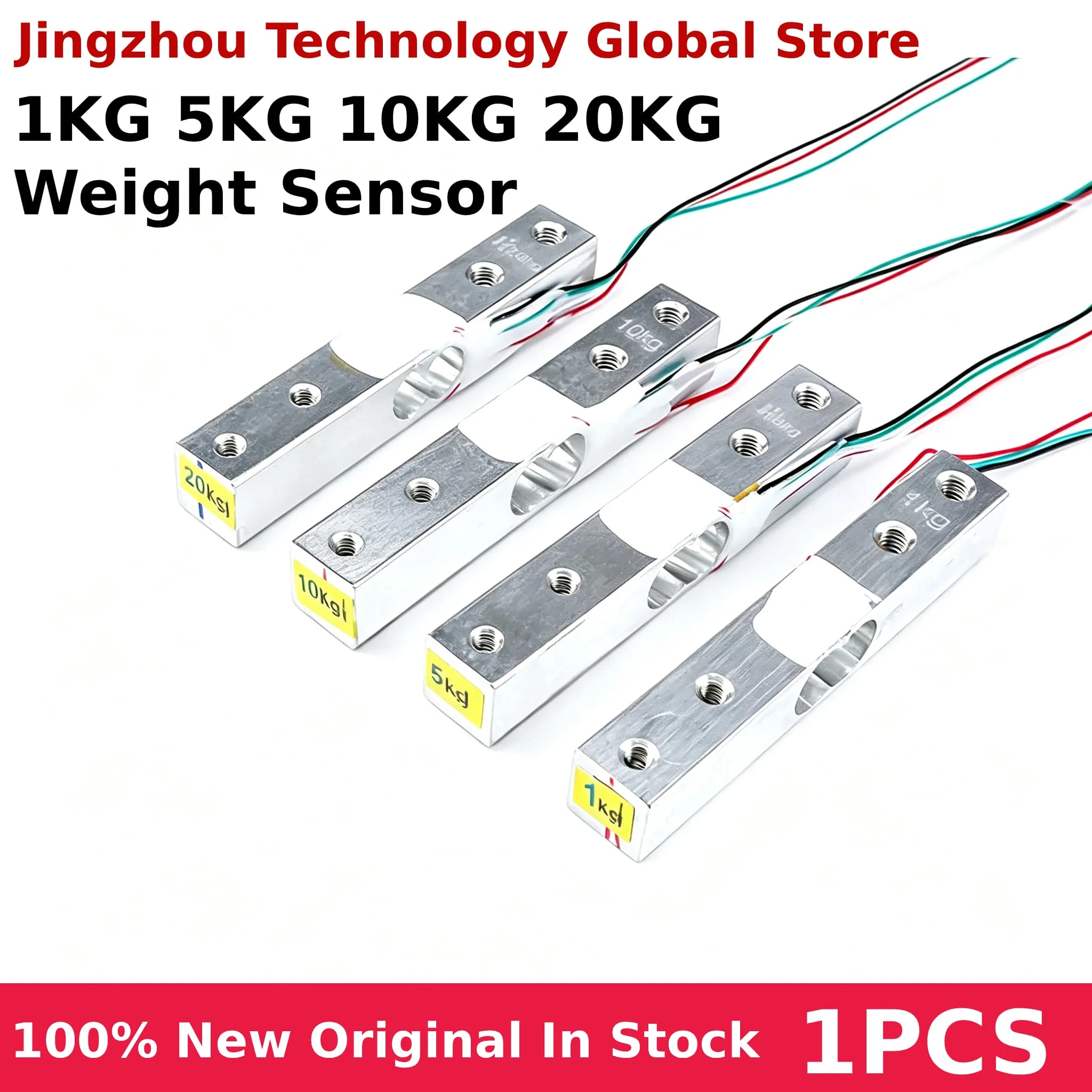 1PCS 1KG 5KG 10KG 20KG Weight Sensor Electronic Scale Aluminum Alloy Weighing Pressure Sensor 100% New Chip Wholesale
