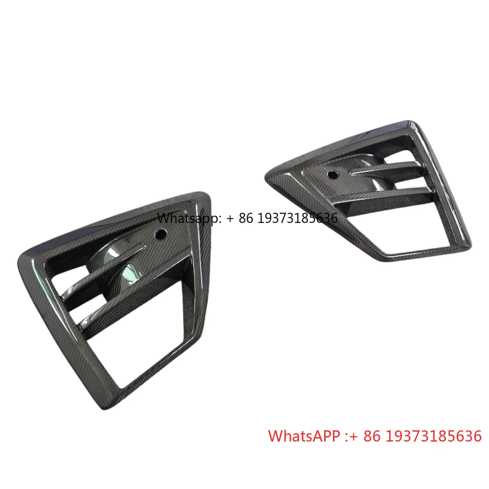 

For BMW Installs Aul Style Dry Carbon Fiber Front Bumper air Vent Front Bumper Decoration Suitable for BMW X6M