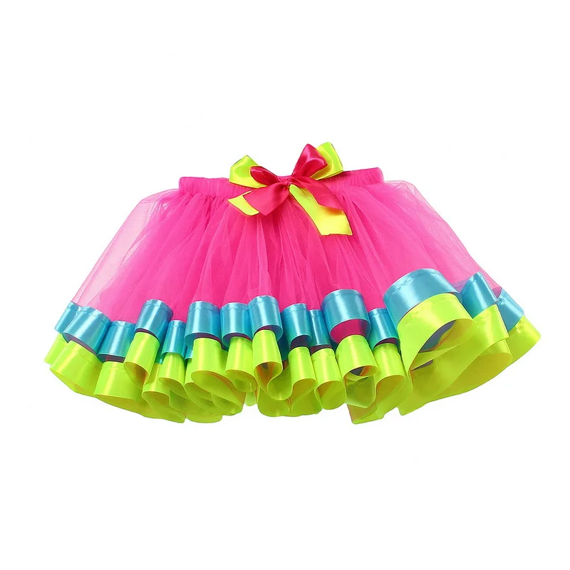 Jupes de costume de cosplay de troll de bande dessinée d'Halloween pour des filles, vêtements de sauna, fête d'anniversaire d'enfants, Noël, robes de tulle de paupières