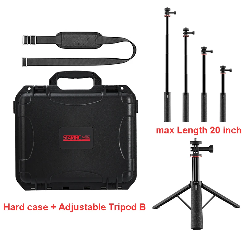 

2 Layers Carrying Case for Gopro 13/12/11/10/9/8 Camera Accessories Portable Travel Suitcase Waterproof Box