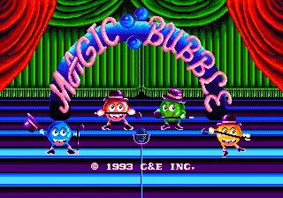 Magic Bubble  16bit MD Game Card For Sega Mega Drive For Genesis System