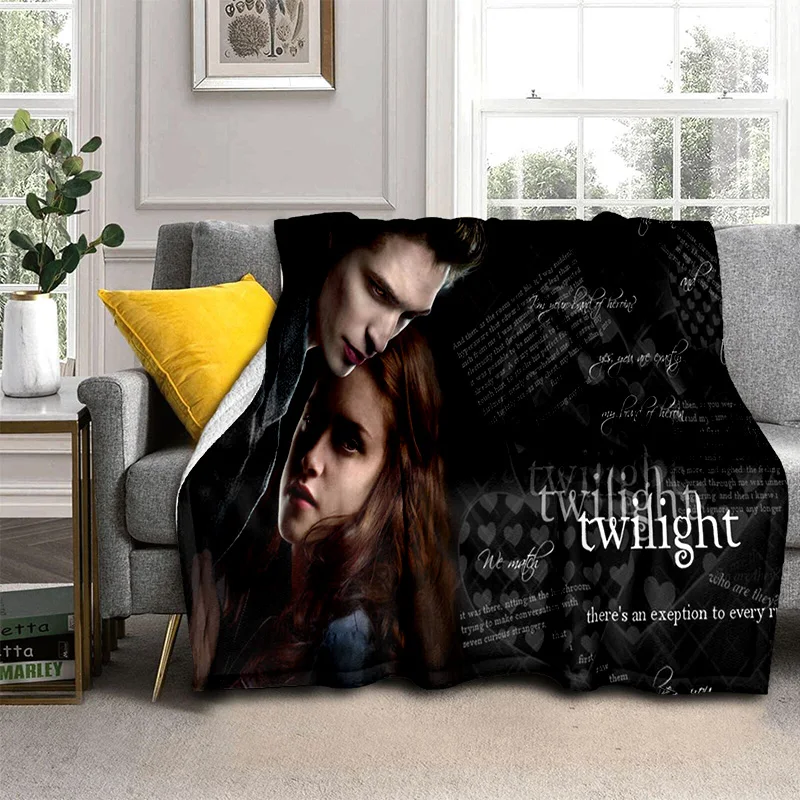 The Twilight Saga Printing blanket Children's Warm blanket Framine Soft and Comfortable Home Travel Born blanket Birthday Gift